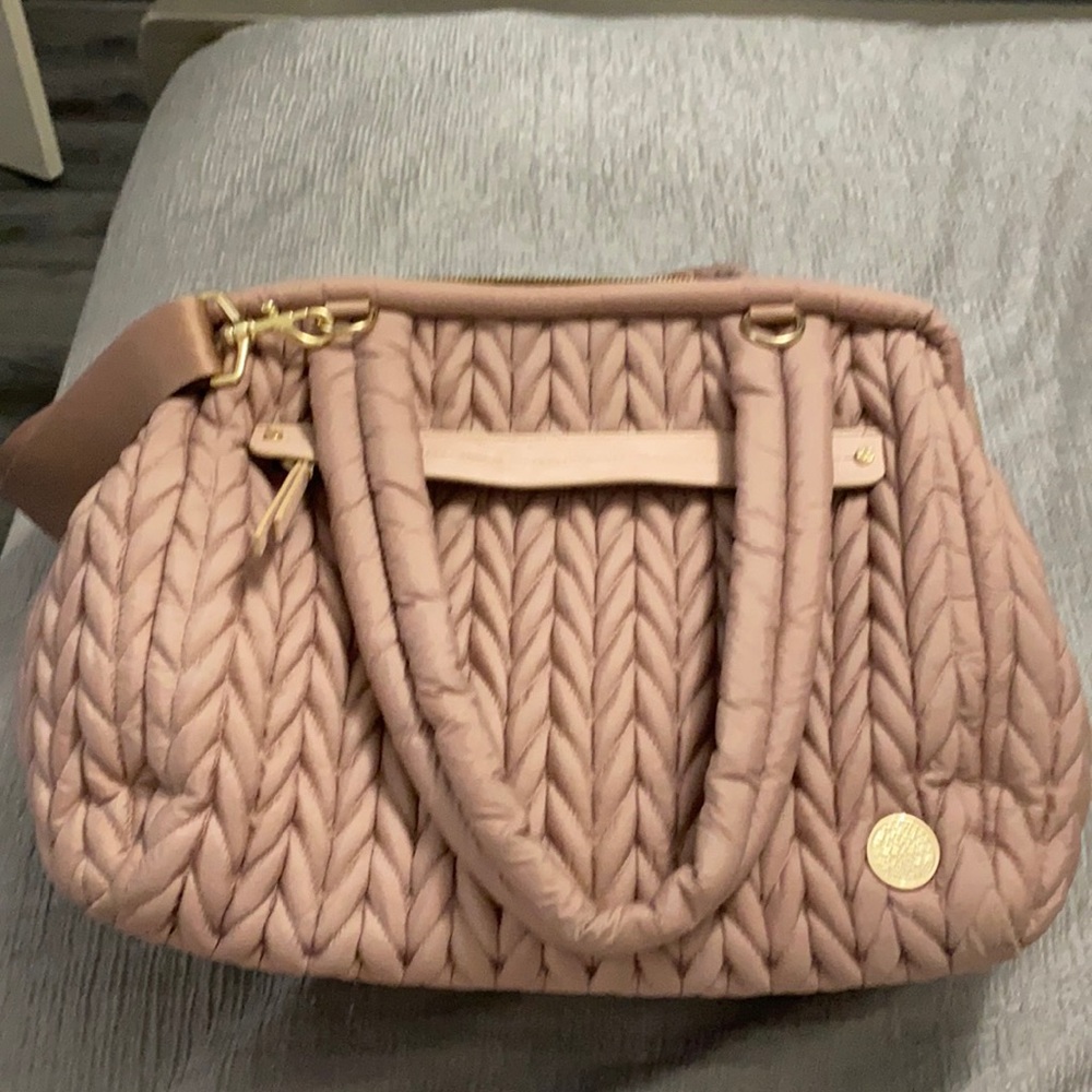Happ Diaper Bag dusty pink pre loved bag very spacious.